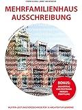 Mehrfamilienhaus Ausschreibung: Muster-Leistungsverzeichnisse für 16 Architektur-Gewerke