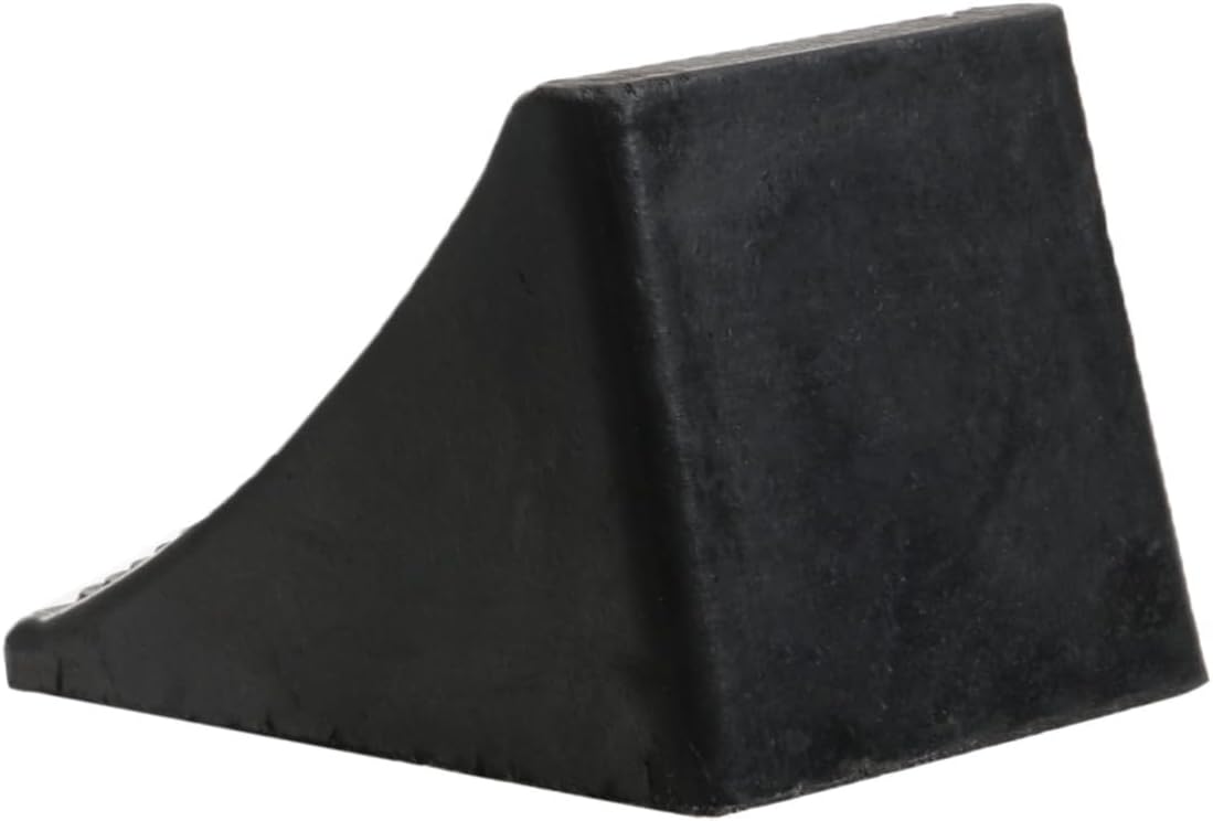 SOLUSTRE 2pcs Solid Rubber Wheel Chock Heavy Duty Car Slip Device Stabilizer for Rv Trailer Wheels
