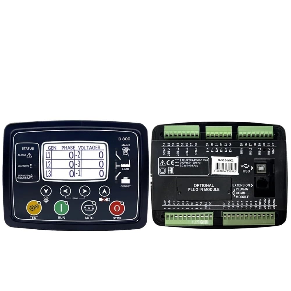 Bvdwuelgv D300-Mk2 Copy D300 Mk2 D300 Mkii Repalce Generator Controller D300mk3(D300-Mk2 Copy)