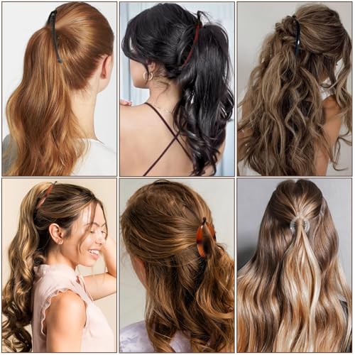 Set de 15 pinzas banana para cabello en 5 estilos miniatura 4