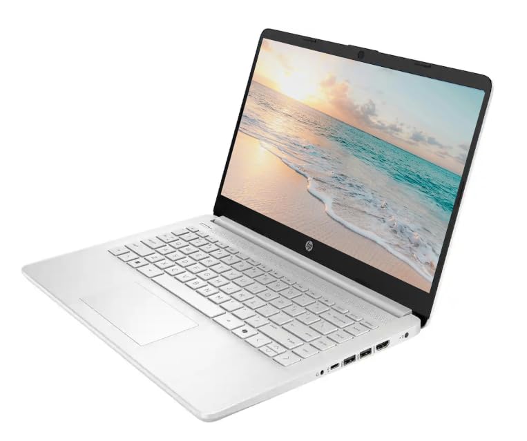 Image of HP 14 inch Business Laptop Computer with 1-Year Office 365, Intel Quad-Core N150 Processor, 4GB RAM 640GB Storage (128GB UFS+512GB SD Card), Windows 11 Home, PLUSERA Earphones, Natural Silver