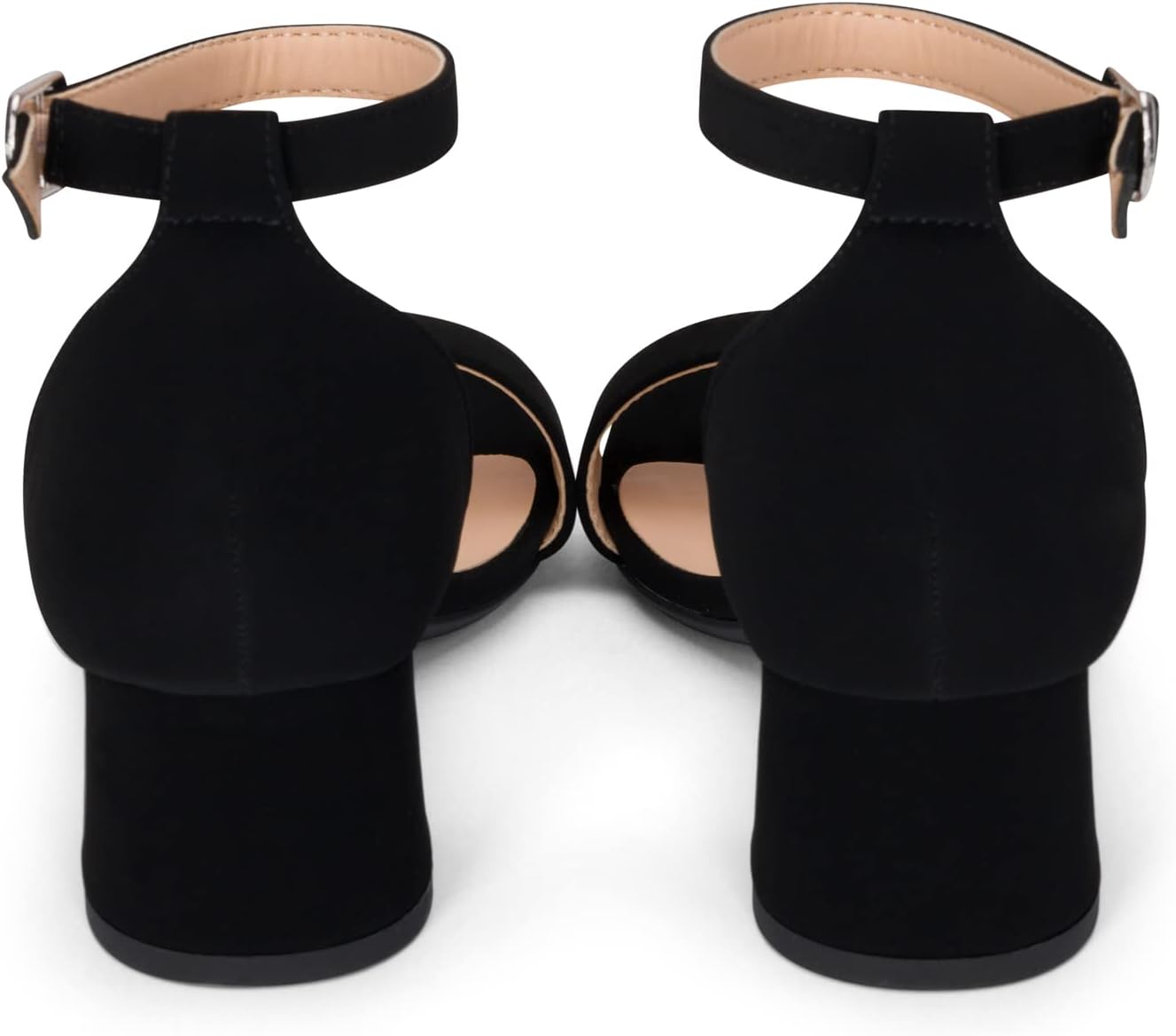 Chariot & Co - Match-IIS- Kids/Children/Girls Single Band Adjustable Ankle Strap Low Block Heels w/Comfortable Sole- Dress/Casual Pump Sandals - Image 4