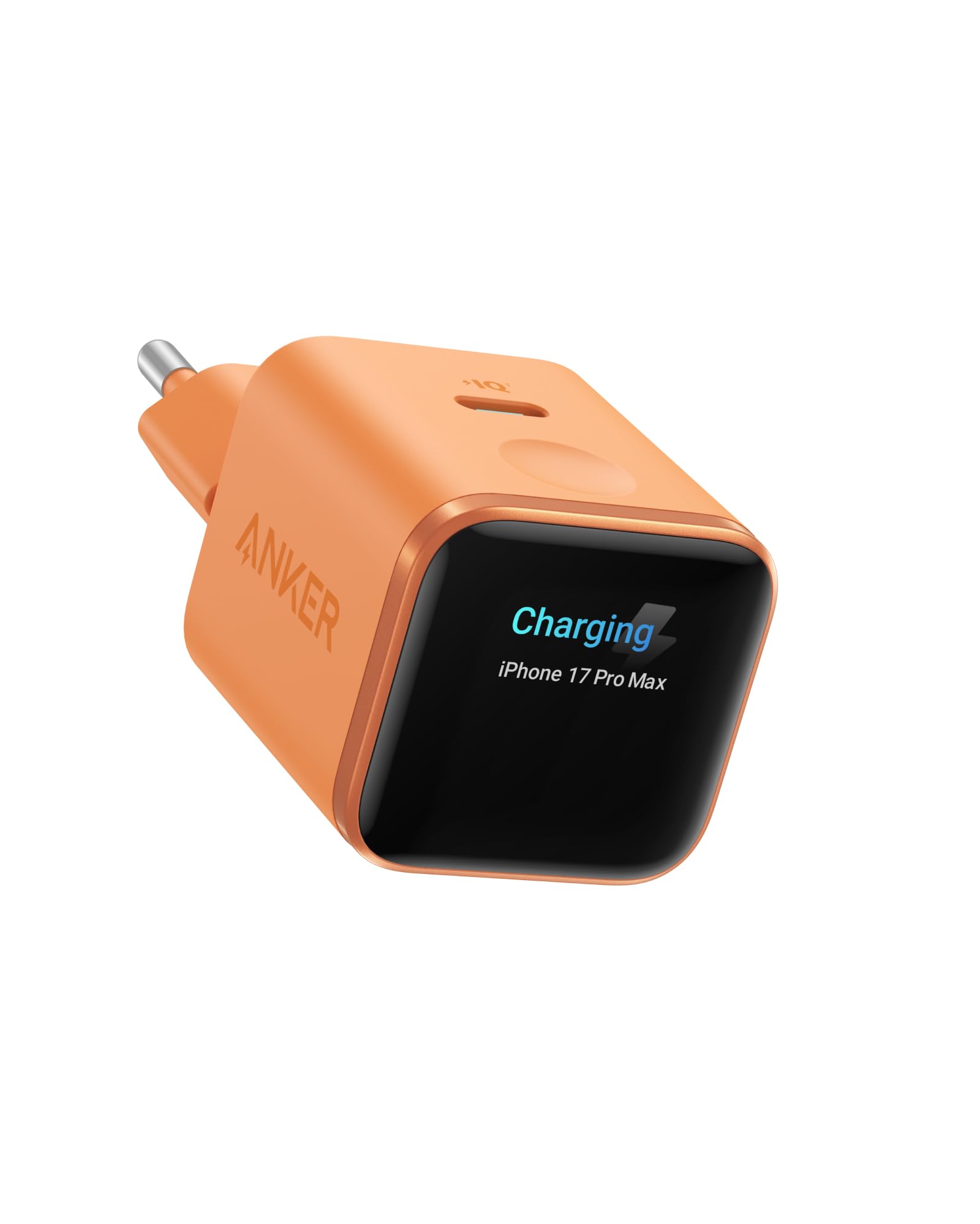 Anker Nano Cargador USB C 45W Inteligente, Cargador iPhone Carga rápida con reconocimiento Inteligente, Compatible con iPhone 17/16/15, iPad Pro, iPad Air (sin Cable, 1 Puerto USB-C, No Plegable) — view 8