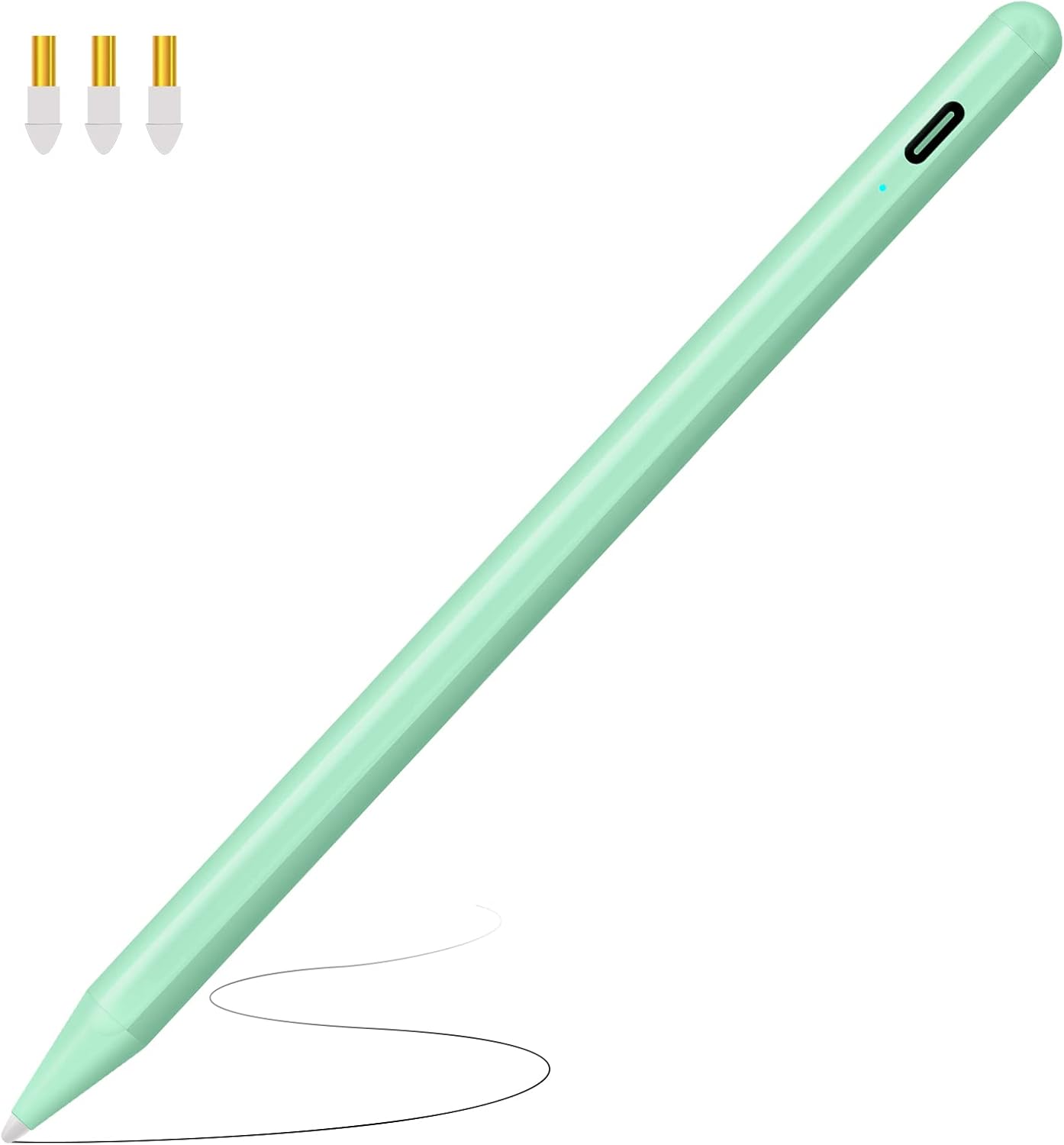 Stylus Pen for iPad with Palm Rejection, Active Pencil Compatible with (2018-2023) Apple iPad Pro 11 & 12.9 inch, iPad 10th/9th/8th/7th/6th Gen, iPad Air 5th/4th/3rd Gen,iPad Mini 6th/5th Gen