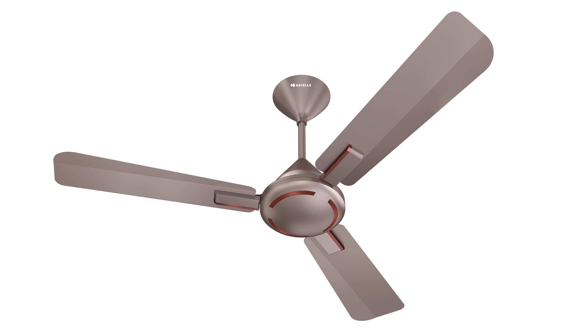 Havells 1200mm Ambrose Ceiling Fan | Premium Finish, Decorative Fan, Elegant Looks, High Air Delivery, Powerful Motor | 2 Year Warranty by Brand | (Pack of 1, Cola Espresso Brown)