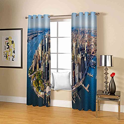 Rideaux occultants enfant 3D marina pour transformer le salon et la chambre - 5