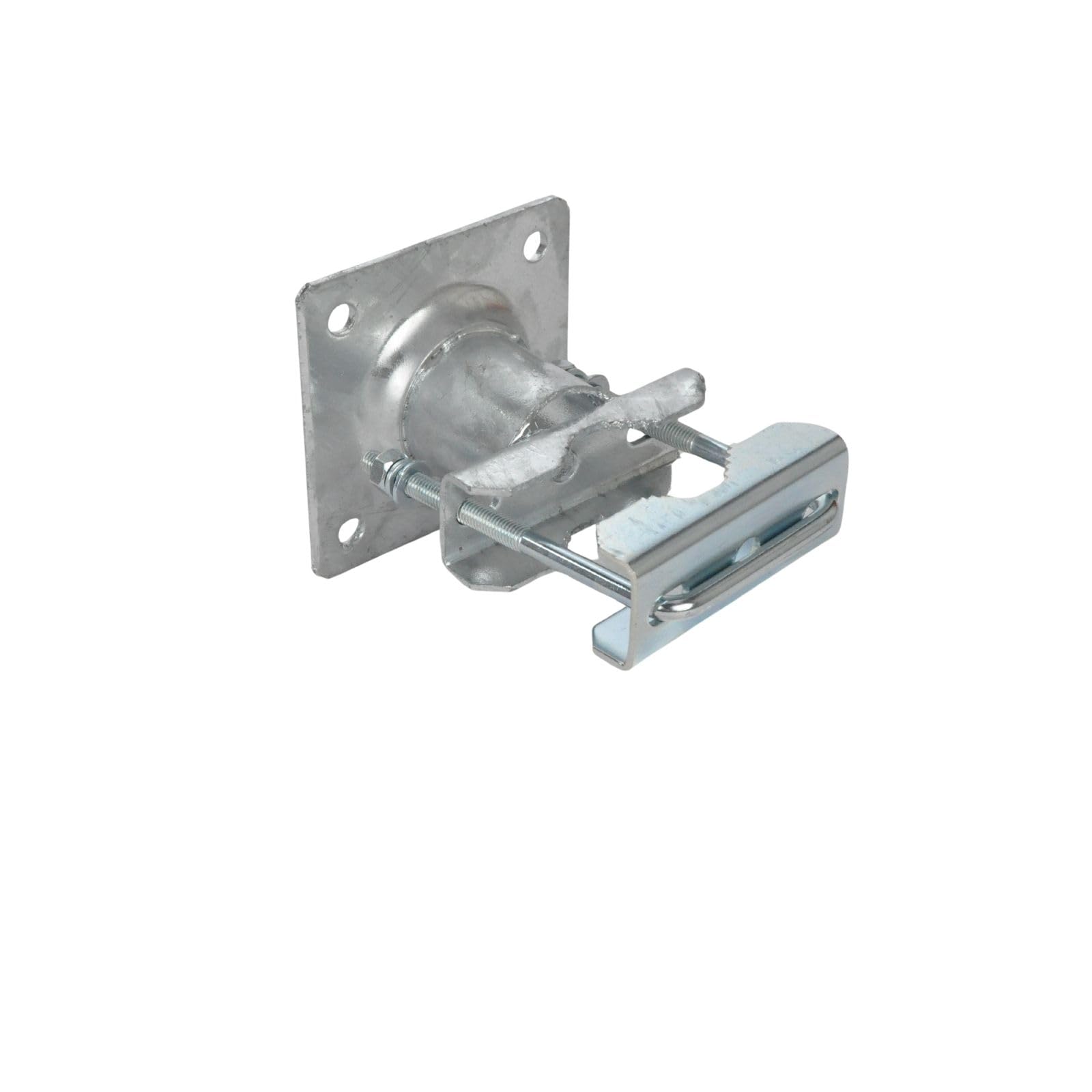 Mastschelle Vario 4 46303 | Rohrhalter & Mastbefestigung für 38-60mm | geeignet für 38–60 mm Durchmesser | Galvanisch verzinkt | Wetterfest & Stabil