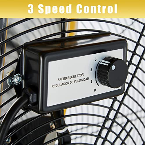 Hicfm 13000 Cfm 30 Inch Heavy Duty High Velocity Barrel Floor Drum Fan With Powerful 1/3Hp Motor, 9Ft Power Cord For Workshop, Garage, Commercial Or Industrial Rooms - Ul Safety Listed #TOP5