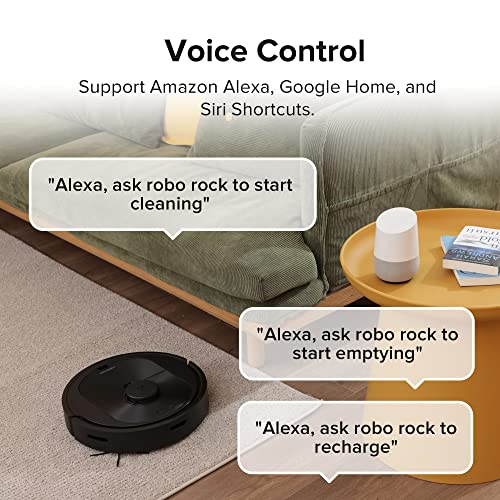 Image of roborock Q5+ Robot Vacuum with Self-Empty Dock, Hands-Free Cleaning for up to 7 Weeks, 2700Pa Max Suction, 180mins Max Run-Time, Compatible with Alexa, Perfect for Hard Floors, Carpets, and Pet Hair