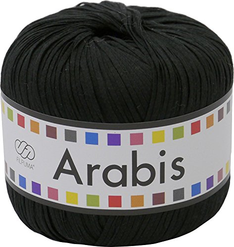 パピー アラビス 毛糸 中細 9724 ブラック 系 40g 約165m 10玉セット 10000369