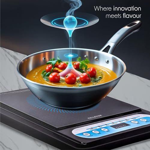 Image of CELLECOR ICT04CE Induction Cooker | 2000W | Fast Cooking | Digital Display