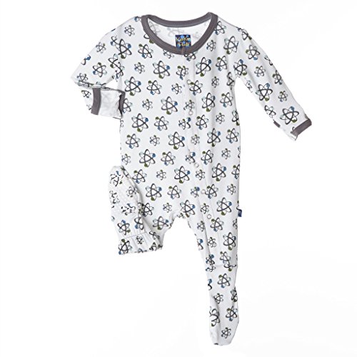 Buy KicKee Pants Little Boys Footie Pajama Natural Orbit, 2T at Amazon.in