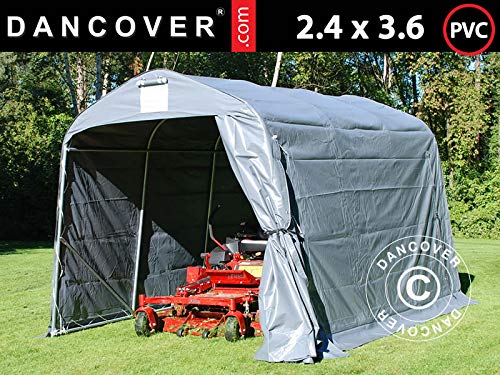 Dancover Storage tent Portable garage PRO 2.4x3.6x2.34 m PVC, Grey