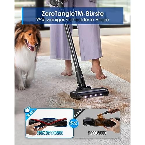 Bild 5 Tineco Pure One Station Akku Staubsauger mit Absaugstation, Staubsauger Kabellos Selbstreinigung Stabstaubsauger Handstaubsauger für Tierhaare, Hartböden, Teppich, Fliesen