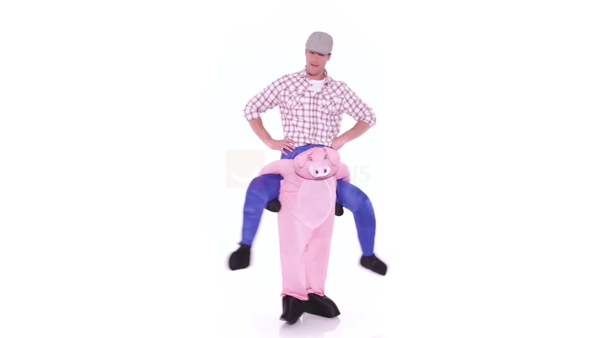 Costume Da Carne Di Maiale 23,6x46,9 Pollici – Taglia Unica, Per Halloween E Feste A Tema, In Tessuto Rete