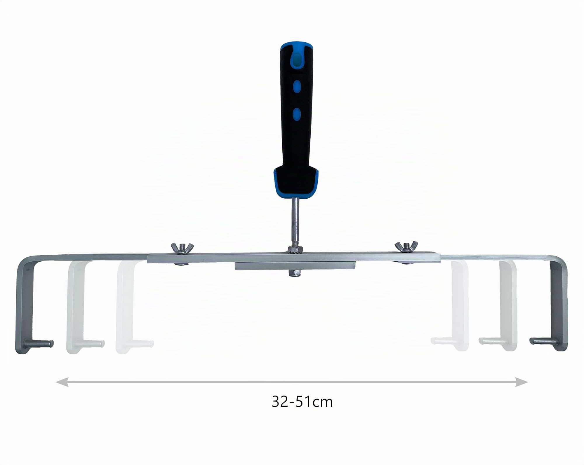 PAINTER - Komplettes Malerset 6in1, 2 Malerwalzen 10cm, 2 Farbwalzen 40cm, Verstellbarer Griff, Handgriff, Farbwanne, Einsatz für Farbschale, Komplettset für Malerarbeiten - Dual Professional