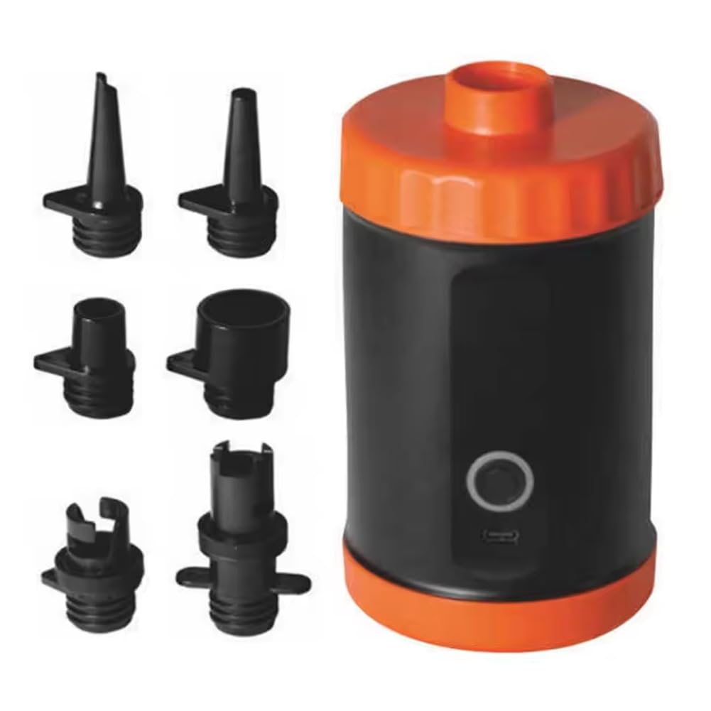 Pompe à Air Électrique Rechargeable pour Gonflables - Batterie de 4000 MAh, Comprend 5 Buses pour