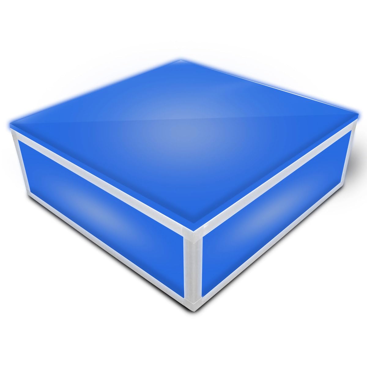 ProX XSA-2X2-8 Lumo Stage Acrylic Stage 2'x'2x8" Platform Cube Light Box Section for Disco Style Dance Floor - Includes (2) Panels