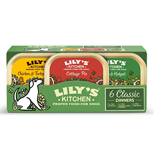 Lily's Kitchen Multipack de comida húmida, jantar clássico para cão (6 x 150 g)