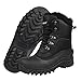 riemot Wasserdicht Schneestiefel Warme Winterstiefel Damen Gefüttert Winterschuhe Winter Rutschfest Stiefel Damen Outdoor Wanderschuhe Trekkingschuhe Winter Boots Damen Schwarz 39 EU
