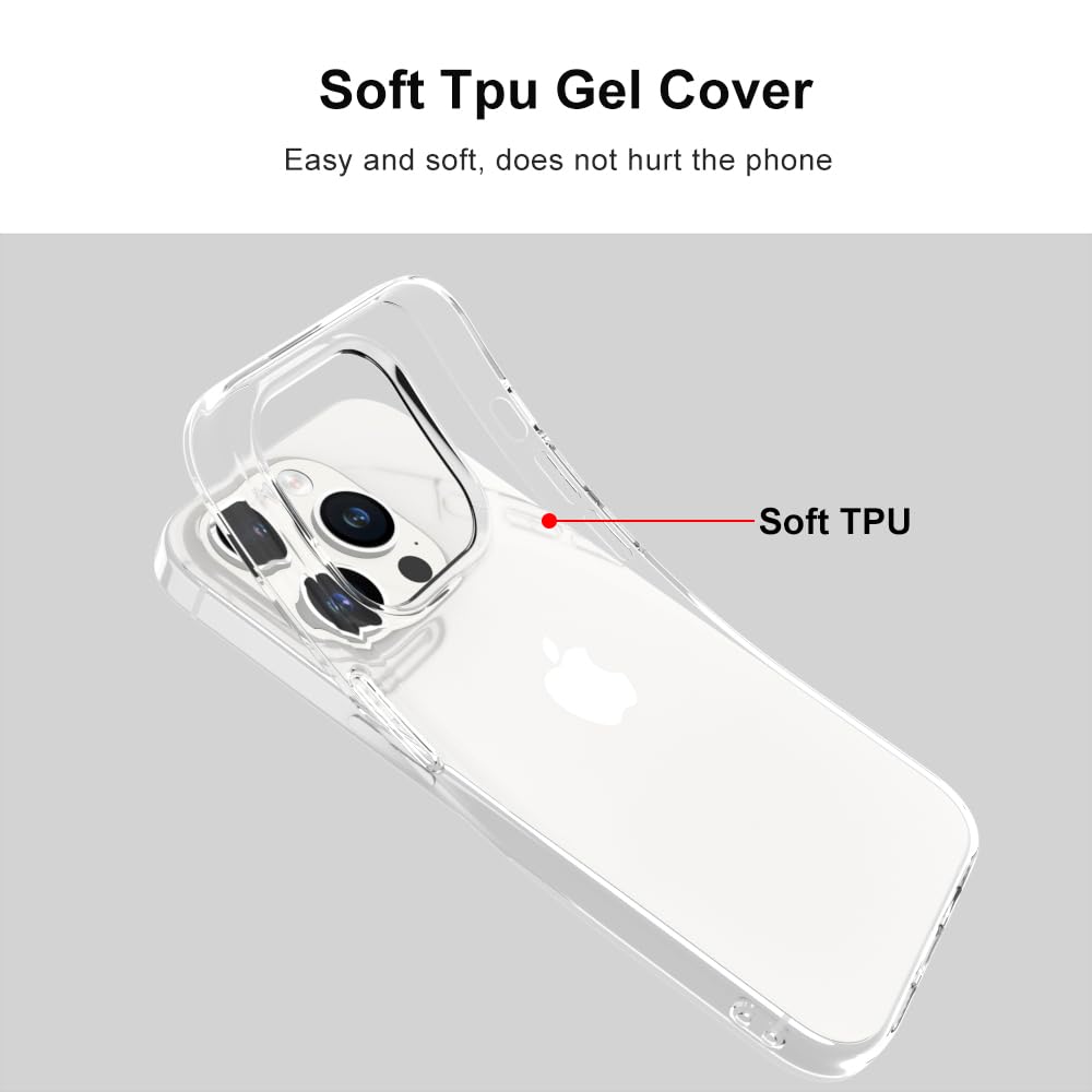 Captor Cover Trasparente Per IPhone 15 Pro 6.1 Pollici