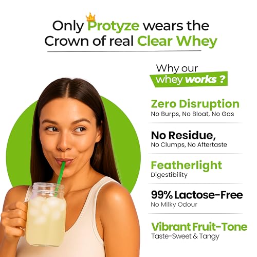 Image of Anytime Clear Whey Protein Isolate 480gm | 24g Protein Per Scoop | Nimbu Pani, 15 Servings | ISO & HACCP Certified | Lean Muscle Growth, Easy Digestion & Refreshing