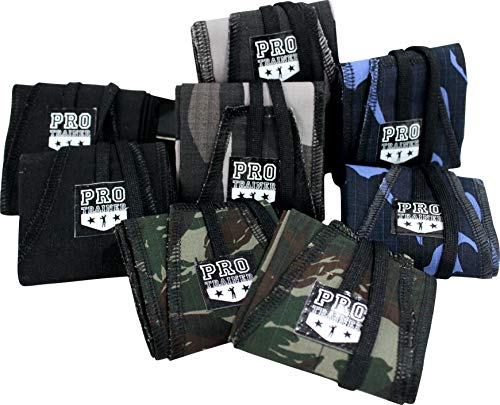 Munhequeira Tecido Crossfit Pro Trainer Vrap (CAMUFLADO CINZA)