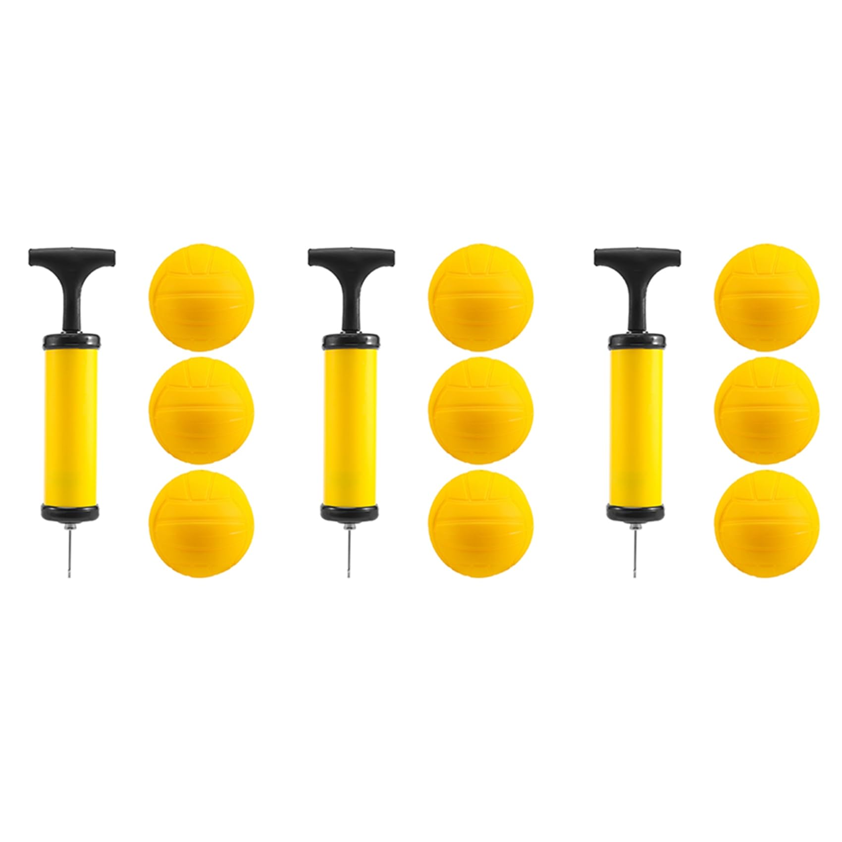 Roundnet Spiel Ball Austauschbare Wettkampf BäLle Mini Volleyball 9 Pack mit Pumpe