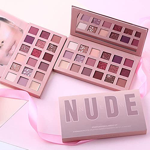 Urbanmac Nude Edition Eyeshadow Palette 18 (Multi Color) 18 G, Matte & Sheer Finish