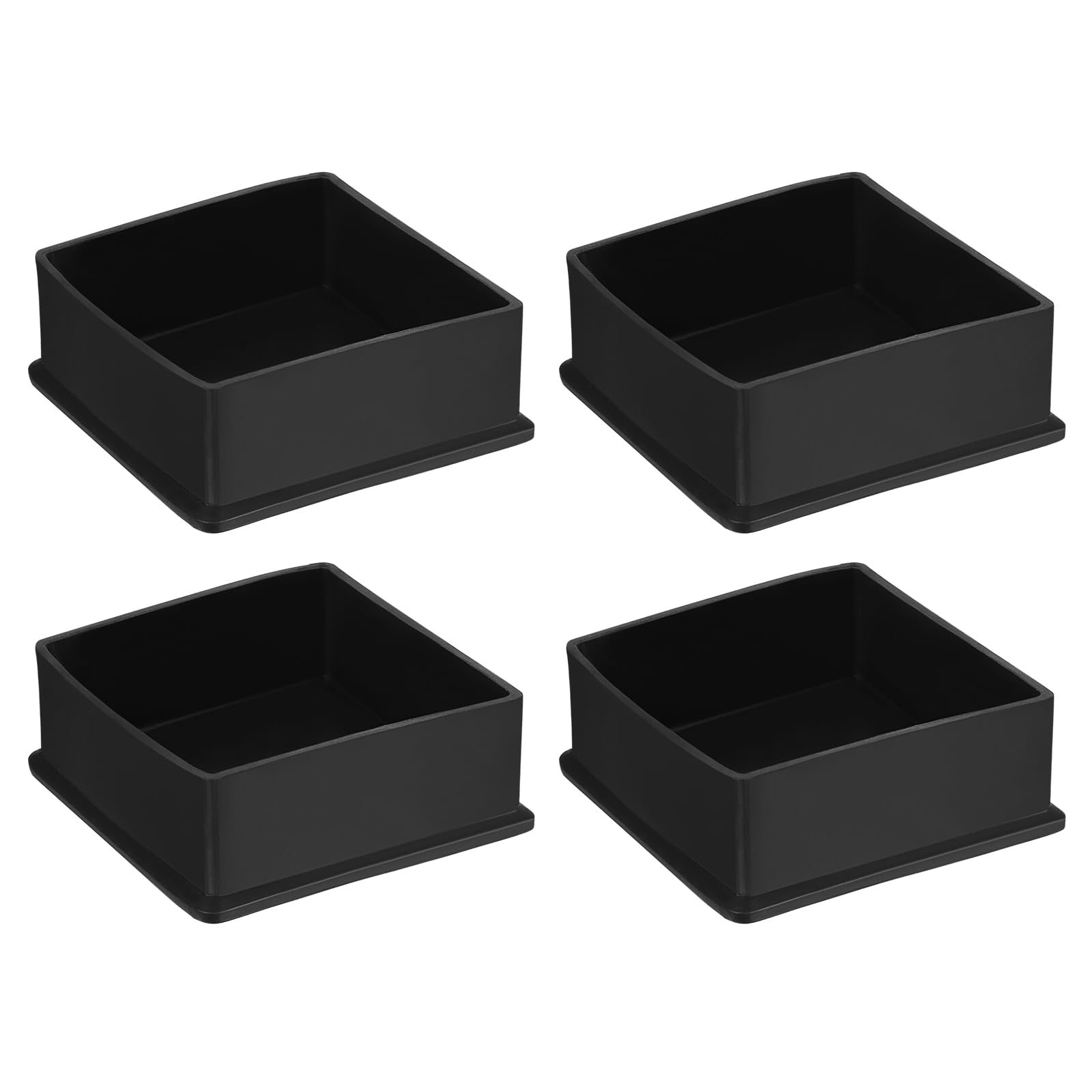 Almohadillas de PVC de 75x75 mm para proteger el suelo contra golpes de muebles
