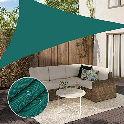 Neween Shade Sail, 6'7''x 6'7''x 6'7'' Sun Shade Sail Triangle Waterproof for Patio Yard Deck...