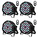 GdjRttk 4PCS RGB LED Par Strahler, 72W Bühnenlicht mit Fernbedienung und DMX 7CH, 36 LED Par Scheinwerfer mit 7 Beleuchtung Modi für Disco Partys Bar Halloween Weihnachten 2W LED günstig Kaufen-GdjRttk 4PCS RGB LED Par Strahler, 72W Bühnenlicht mit Fernbedienung und DMX 7CH, 36 LED Par Scheinwerfer mit 7 Beleuchtung Modi für Disco Partys Bar Halloween Weihnachten
