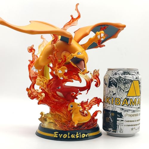 Image of AUGEN Charli-zard Evolution Action Figure Limited Edition for Car Dashboard, Decoration, Cake, Office Desk & Study Table (26cm)(Pack of 1)