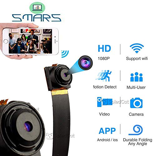 Image of smars Wifi 1080p FHD 90 Viewing Area Security Camera, Black