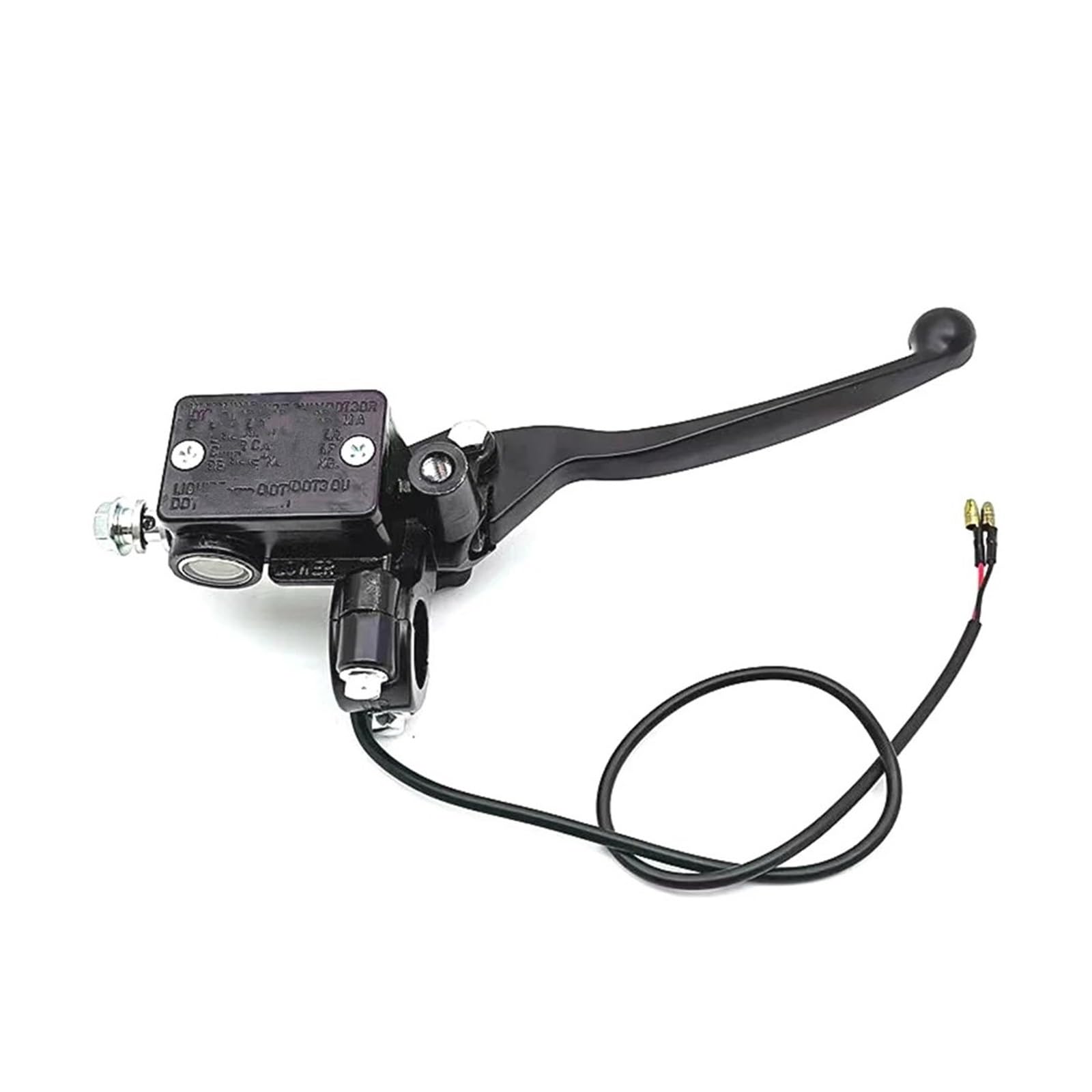 Hguvsjd for Electric Scooter Motorcycle Brake Pump Front Rear Disc Master Cylinder Hydraulic Lever Motorcycle Brake Lever(Right Brake Pump)
