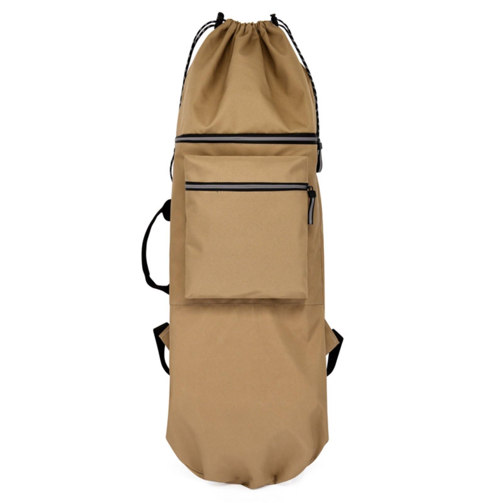 F Fityle Mochila para Skateboard Mochila Porta Patineta Bolsa Portatablas Funda Transporte Resistente Impermeable Plegable con Correas Ajustables y Tira