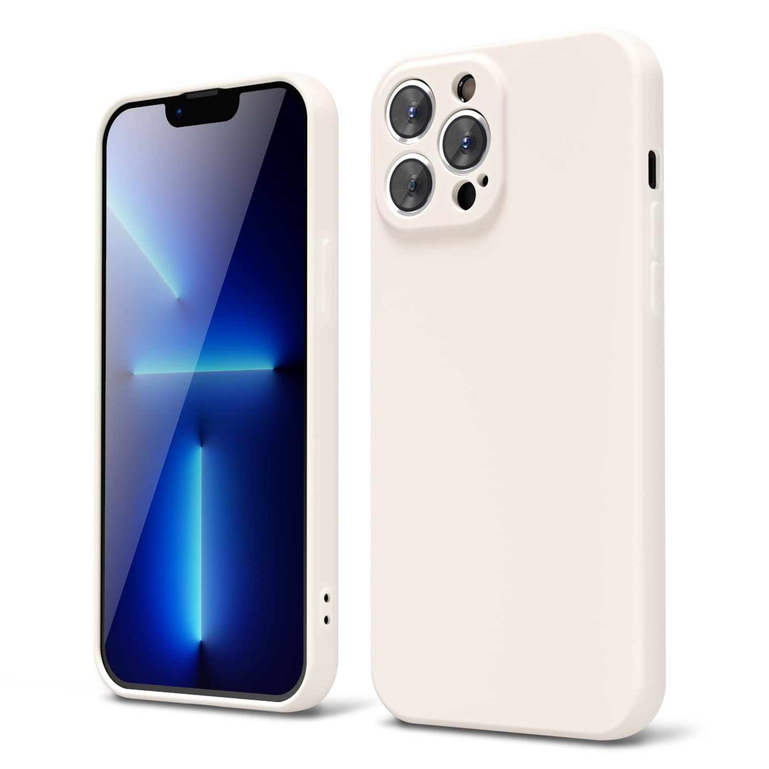 oakxco for iPhone 16 Pro Max Case Liquid Silicone, Soft Rubber Gel Elegant Aesthetic Basic Simple Cover, Cute Thin Slim TPU Matte Solid Color Plain Smooth Case for Women Girl, Light Pink — view 1376