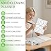 ADHD Cleaning and Organizing Planner with Pen - Daily Undated Cleaning Checklist for ADHD Brain | Tackle Mess & Relieve Overwhelm Family Cleaning Tasks