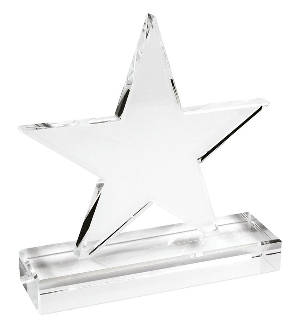 Trophée en verre pour remise de prix et événements sportifs étoile EL3559