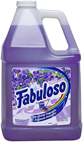 FABULOSO All Purpose Cleaner, Lavender, Bathroom Cleaner, Toilet Cleaner, Floor Cleaner, Washing Machine and Dishwasher Surface Cleaner, Mop Cleanser, 128 Fluid Ounce (Pack of 2) (US05402A)