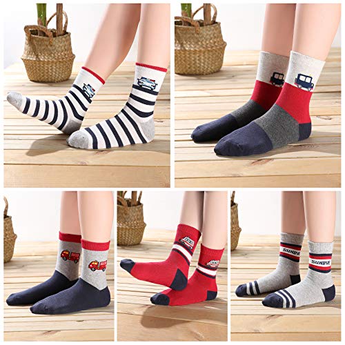 Kids Boys Soft Fashion Cotton Dress Socks Gift3