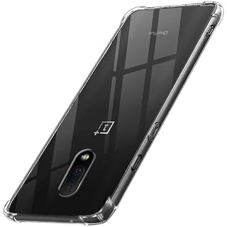 TheGiftKart Ultra-Hybrid Crystal Clear Back Cover Case for OnePlus 7 | 360 Degree Protection | Shockproof Design | Hard Back Cover Case for OnePlus 7 (PC & TPU | Transparent)
