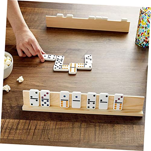Base Madera Para Dominó y Soporte de Cartas 4 Piezas miniatura 3