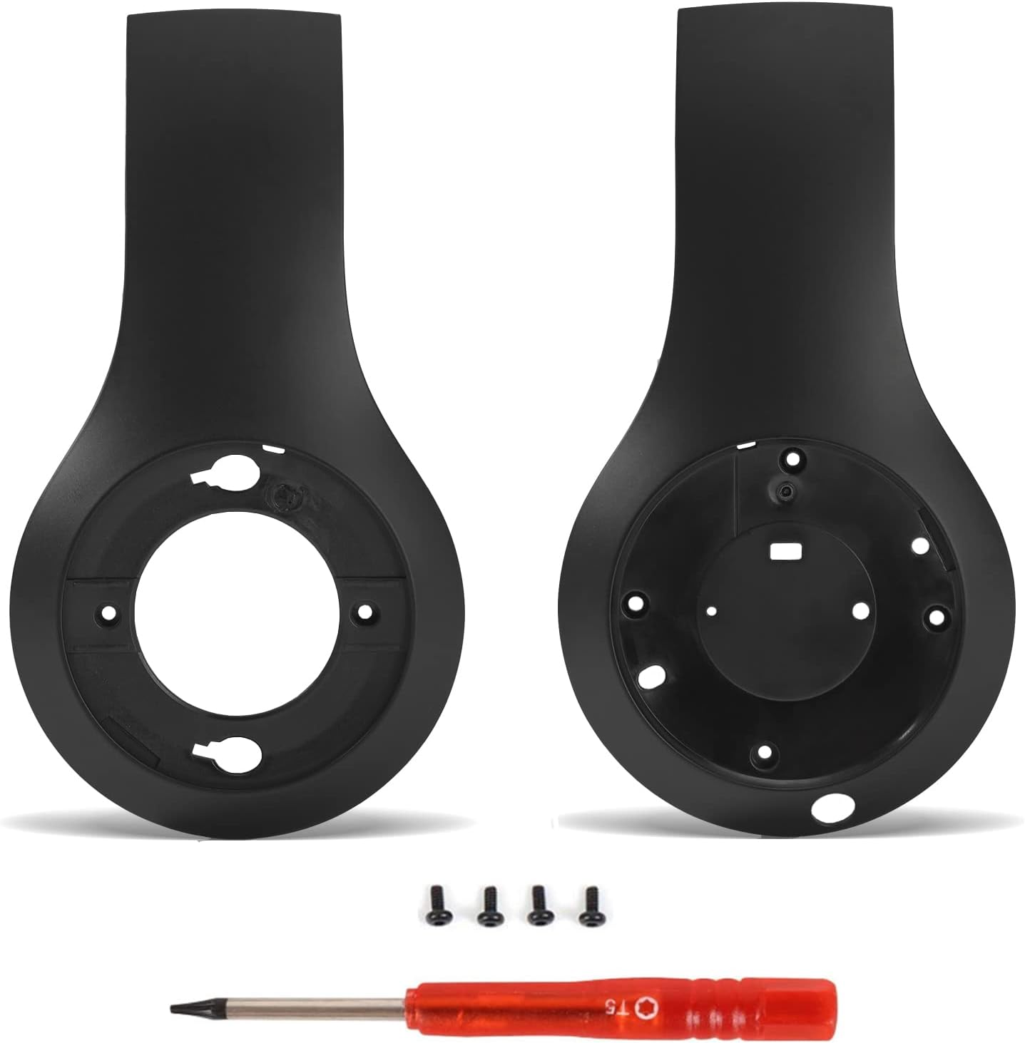 Studio 3 Outside Panel as Same as The OEM Studio3 Replacement Parts Outer Earphone Shell Accessories Compatible with Beats by Dr. Dre Studio3/A1914 Studio 2 Wireless/B0501 Headphones (Matte Black)