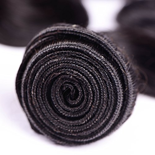 Miniatura 2 de Ruiyu 8A grado malasia pelo virginal paquetes armadura del pelo humano extensiones de cabello humano onda del cuerpo trama color natural 10 pulgadas