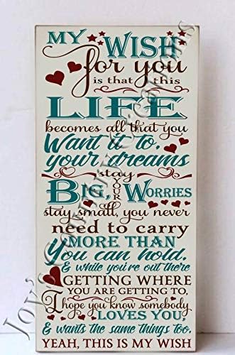 My Wish For You Rascal Flatts Amazon.de: Marthafox My Wish For You Rascal Flatts Rascall Flatts Schild My  Wish For You Sign My Wish For You Song Rascal Flatts Decor Holzschild