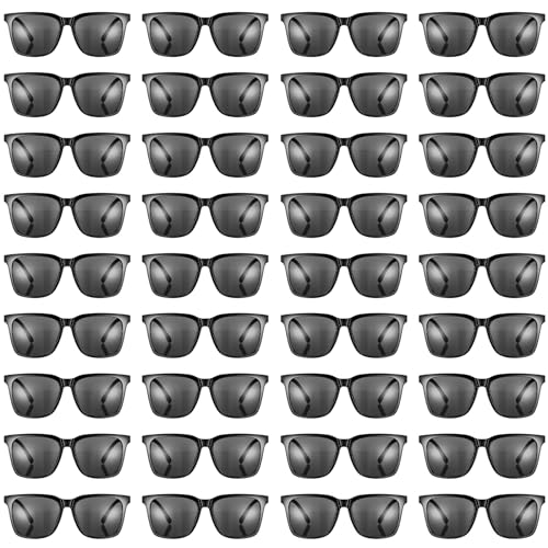 Umigy 36 Pcs Sunglasses Bulk Retro Plastic Sunglasses Vintage Party Favors for Women Men Wedding Cosplay