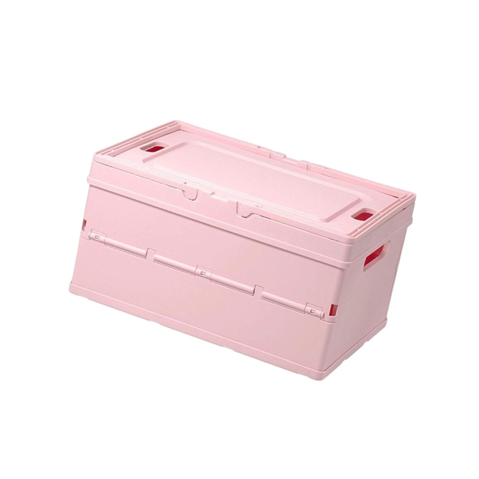 Zeiwohndc A Camping Storage Box With Lid Cap, Foldable Organizer For Shelf Closet Nd Living Room Storage With Side Handle Openings Folding Box Closet Organizer Bin Shelf Lidded Bin Home Flat Folding