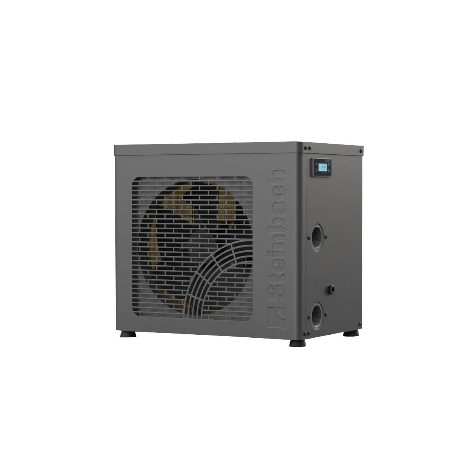 Steinbach Startis Style 049400Z - Bomba de Calor para Piscina de hasta 20.000 L 4,3 kW con Control por aplicación WiFi, Segura para Agua Salada, refrigerante R290 eficiente