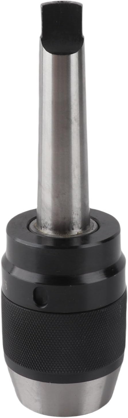 MTA3-APU16 Keyless Drill Chuck for CNC Milling Machine - Flat Tail Design, Tooling, High Performance Integrated Chuck for Lathes, Drilling, and Machine Shop Industrial Use